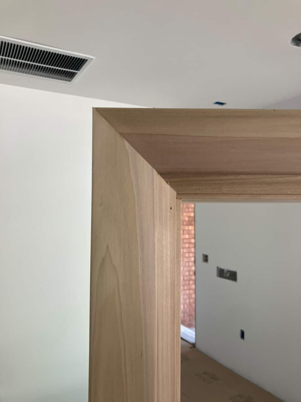 Beech Door Casing Corner